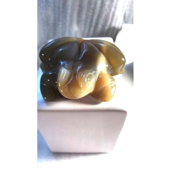 Other - Druzy Agate Frog Carving